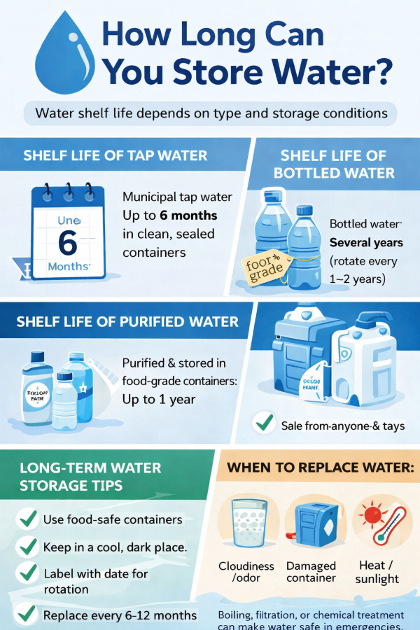 Water Storage Guide: How Long Does Water Last?
