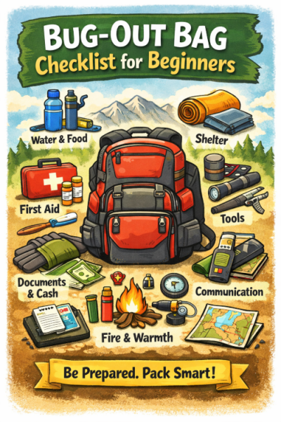 Bug-Out Bag Checklist for Beginners
