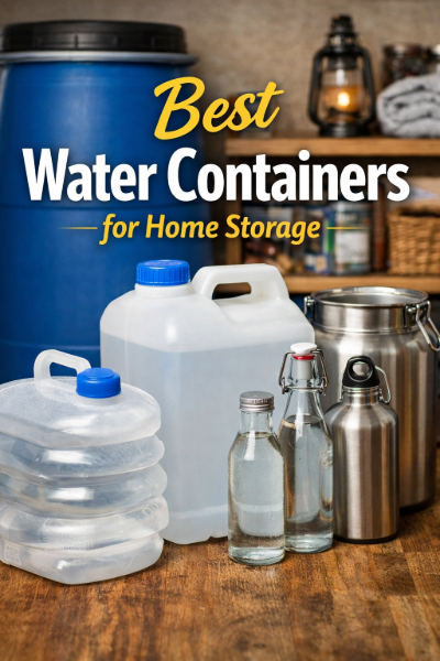 Best Types of Water Containers for Home Storage (Complete Guide)